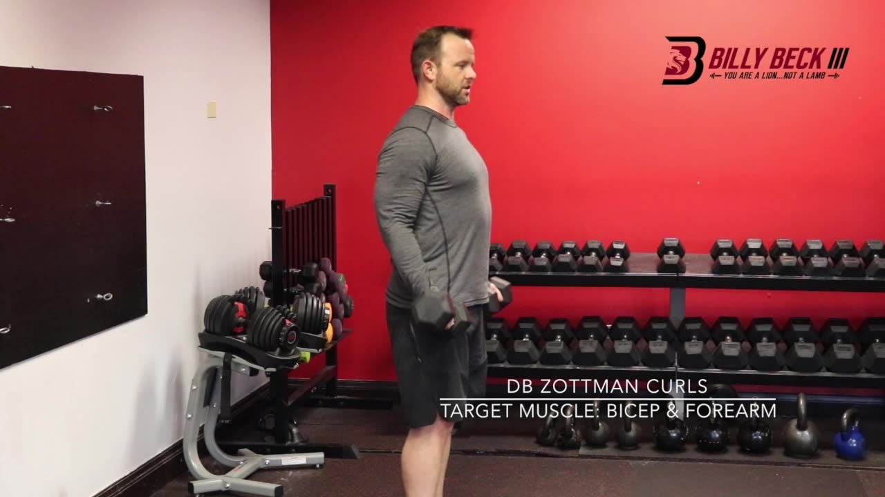 DB Zottman Curls