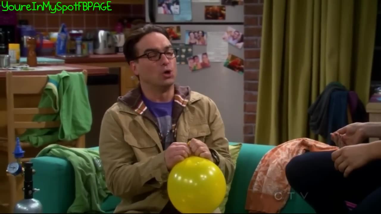 Gas Voices With Leonard and Penny - The Big Bang Theory