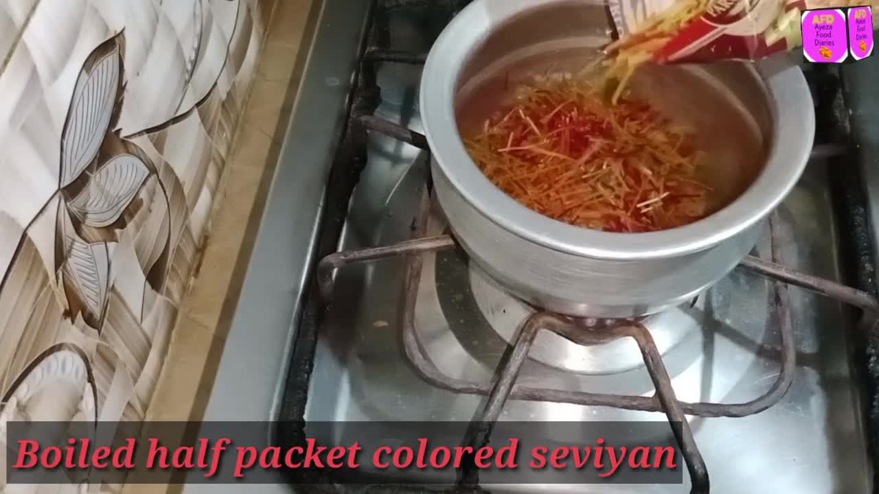 Rang Barangi Seviyan|Rangeen seviyan Recipe|Colorful vermicelli pudding