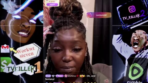 EBBIMAY SHOWS VIDEO OF TAMMY PEAY & KK NODDING OFF SHE SAID THEY WAS HIGH ON PILLS