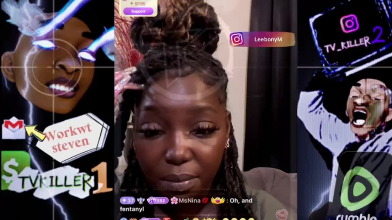 EBBIMAY SHOWS VIDEO OF TAMMY PEAY & KK NODDING OFF SHE SAID THEY WAS HIGH ON PILLS