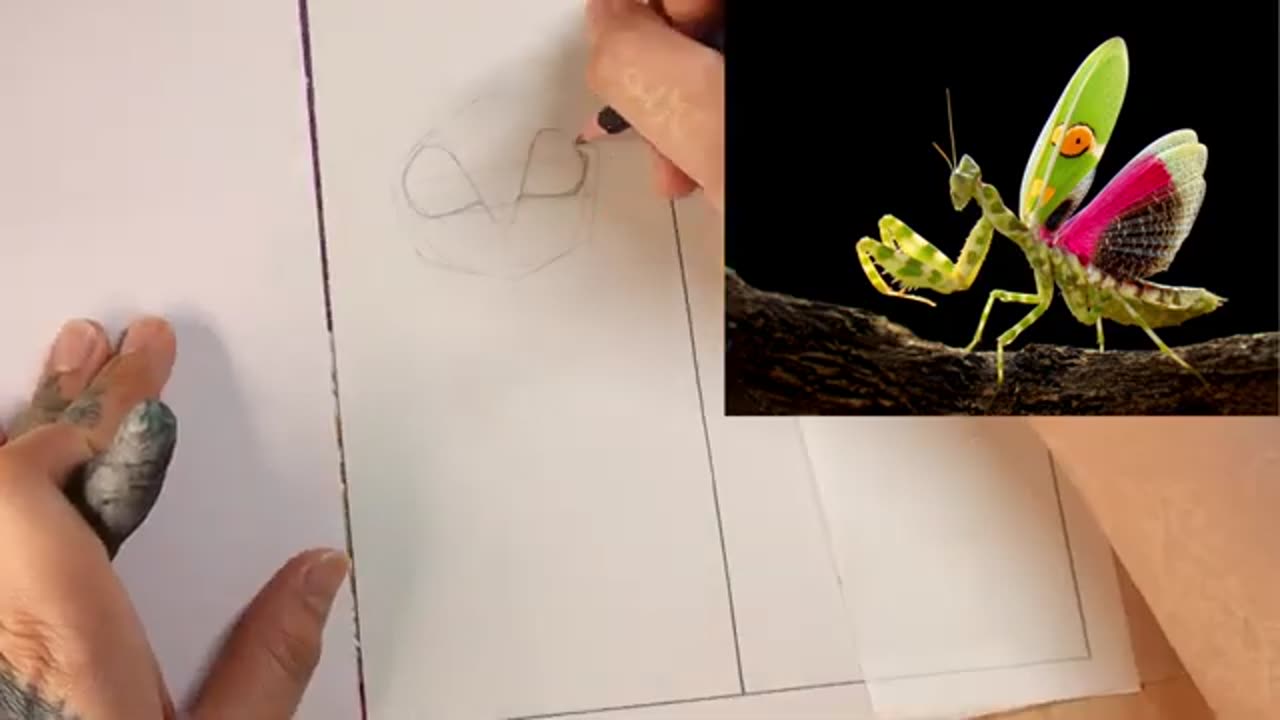 Draw cute characters from insects | Vinh Loves Art