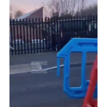 England's second largest city, Birmingham, calmly brandishing a knife by a primary school.