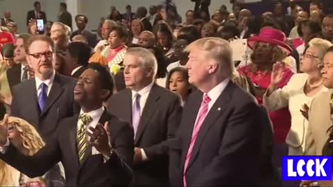 Trump “Enjoying ”Time Dancing at a Small Event