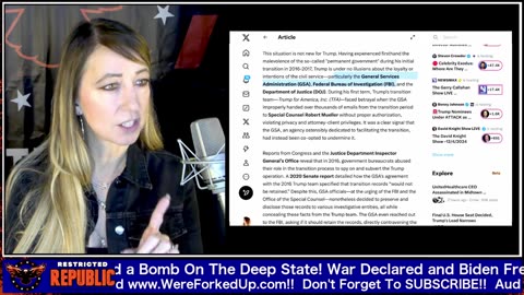 Restricted Republic - Trump Shocks Everyone! He Just Declared WAR & MSM Is Freaking Out! 12-4-24