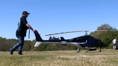 WORLDS LARGEST RC AIRWOLF BLACK