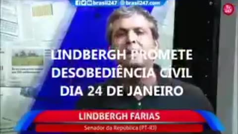 Lindbergh Farias promete baderna e desobediência civil