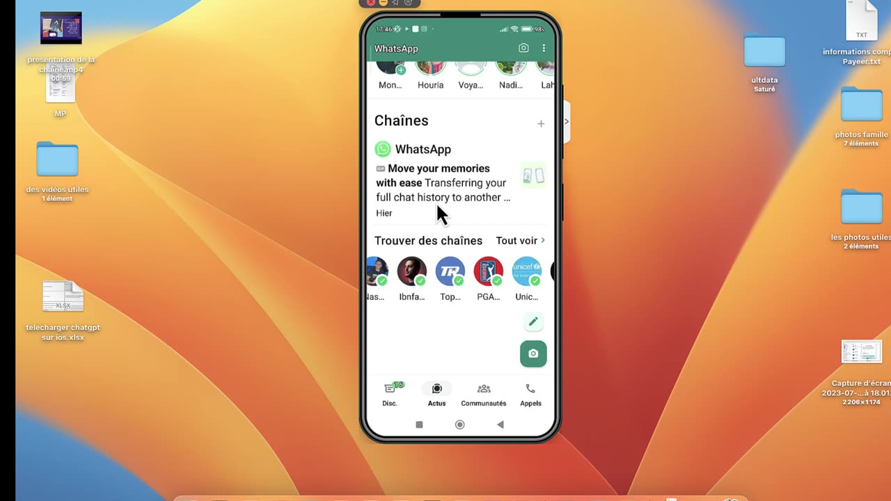 Comment créer une chaîne sur WhatsApp étape par étape