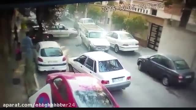 Crazy Man Driving Crashes Into Dozens Of Cars