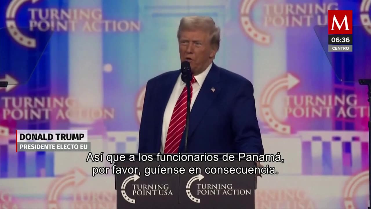 Trump advierte que Estados Unidos podría retomar control del Canal de Panamá