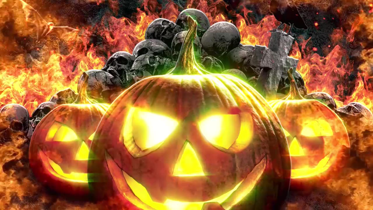 Animated or motion flyer for Halloween event