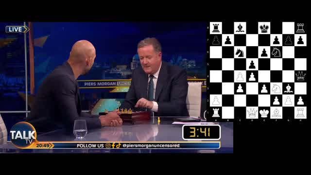 Andrew Tate DESTROYS Piers Morgan At Chess In Under 5 Minutes