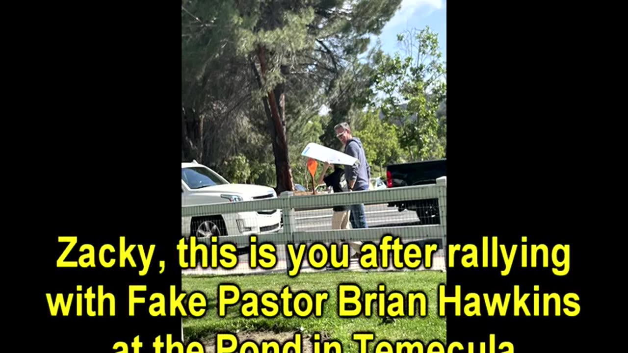 Temecula Mayor - Zacky Schwanky whining into his hanky about his job.