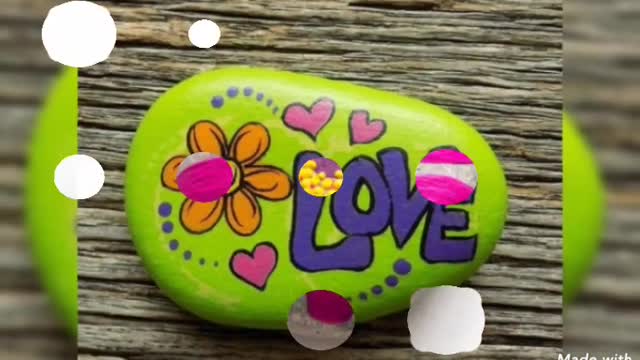 best floral stone and rock painting ideas simple pebble art