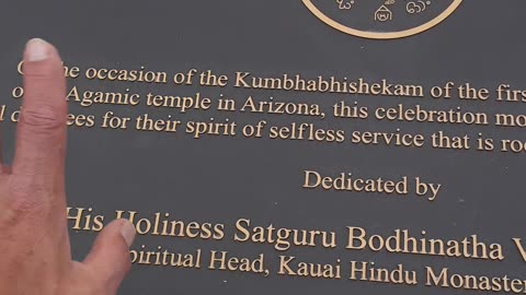 1.35 billion follow Hinduism, I visited a temple in Maricopa, AZ to begin to pray for India.