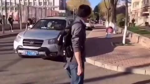 Pranking Pedestrians by Pretending to be Blind