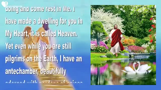 Heaven awaits you... Give Me your Heart, your Life and your Trust ❤️ Love Letter from Jesus Christ