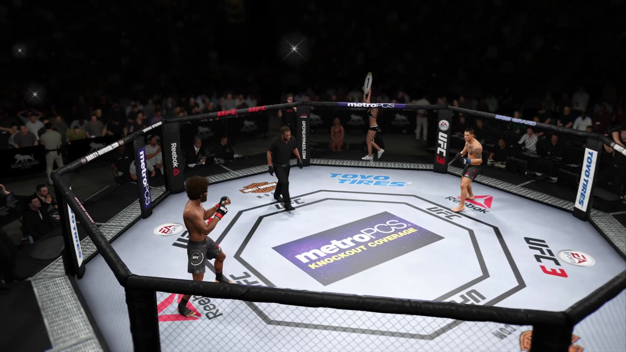 PS4 user2 Custom Fighter vs user Anthony Pettis 3