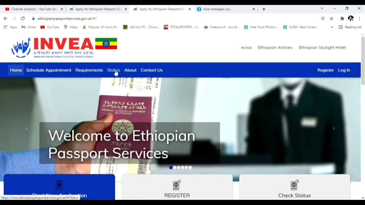 በኦንላይን አዲስ ፓስፖርት ለማውጣት| How to Apply for Ethiopian Passport Online