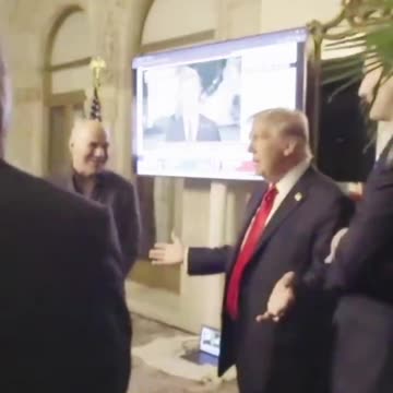 Barron Trump actually speaks on camera.