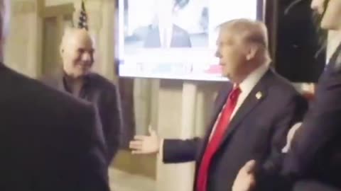 Barron Trump actually speaks on camera.