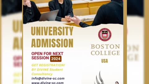 Boston College USA 🇺🇸 Admission Open 2024