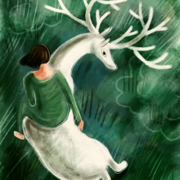 White Deer - Illustration for my story