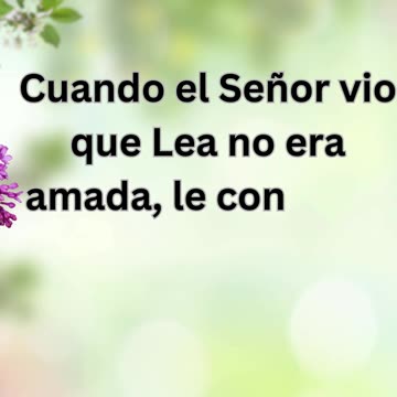 "El nacimiento de los hijos de Jacob". Génesis 29:31.