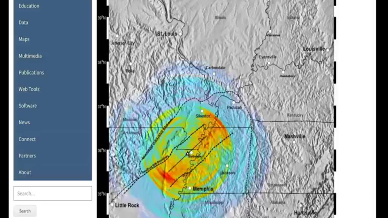 RICK MIRACLE VIDEO LIBRARY #1085, FEMA SETTING UP AROUND NEW MADRID FAULT LINE