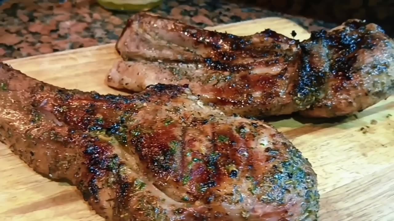 Grilled Pork Chops, Sweet Corn & Stir-Fry Mixed Vegetables