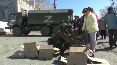Humanitarian aid from Russia delivered to Kherson region