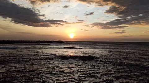 Kanyakumari beach scene