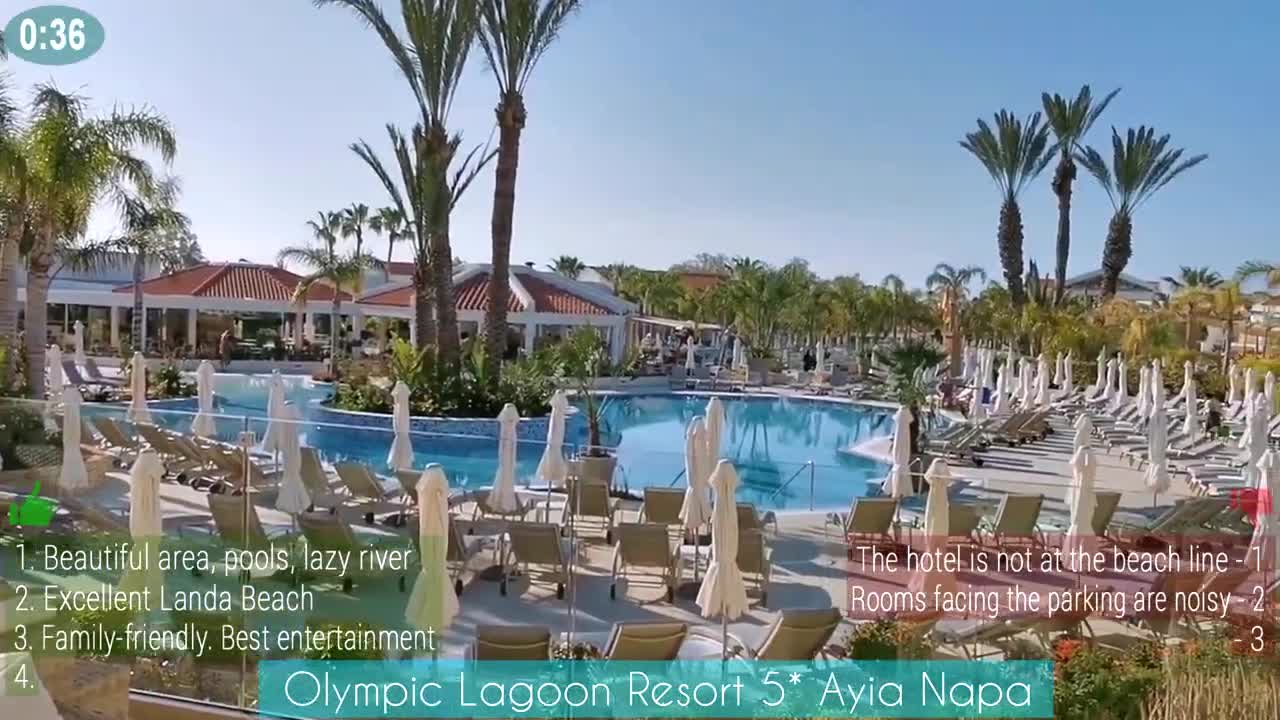 Olympic Lagoon Resort Ayia Napa | Pros and Cons in 2 minutes | Cyprus