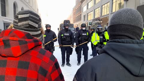 Ottawa Truckers Freedom Protest Feb 19 2022 7 pm