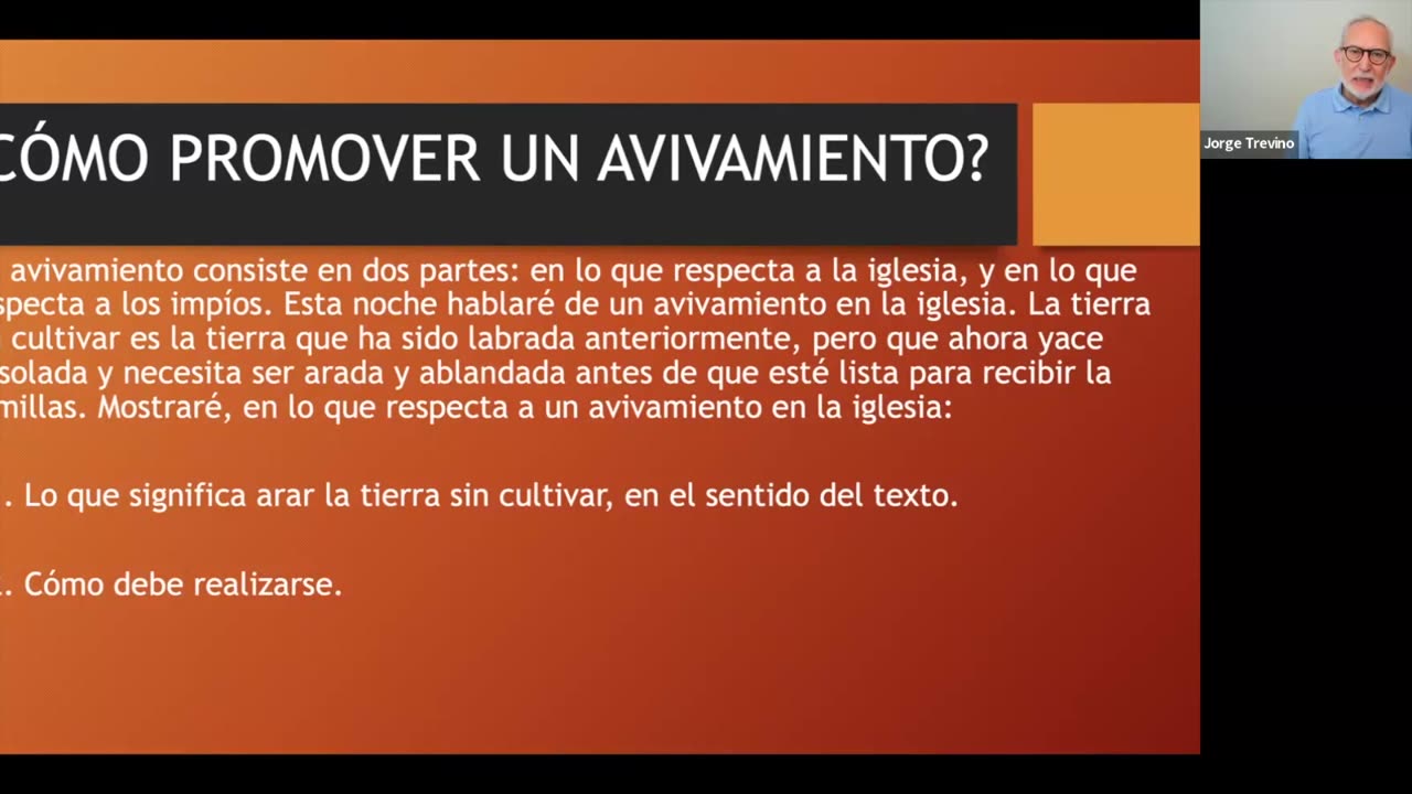 Lección 3 Parte 1/6. Cómo Promover un Avivamiento