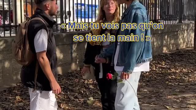 La réaction de son mec à la fin 😳