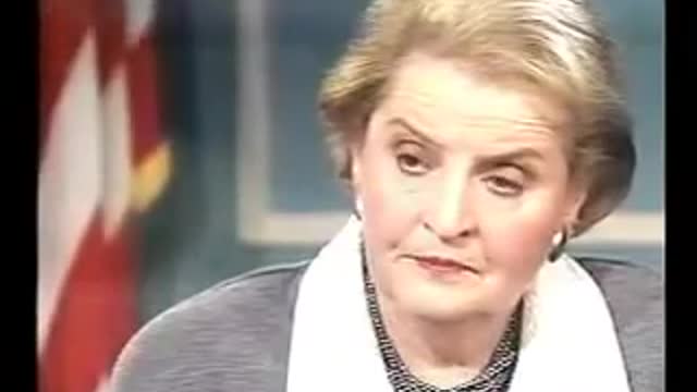 Madeleine Albright - The deaths of 500,000 Iraqi children was worth it for Iraq's non existent WMD's