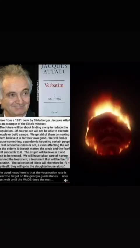 Jacques Attali wants to use a pandemic to cull the population