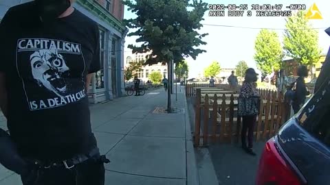 Ryan Harris Arrest Put in Cop Car Port Townsend