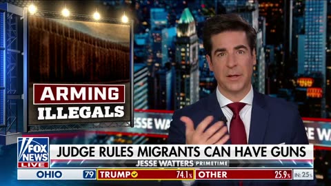 Jesse Waters: Judge rules migrant can have guns:
