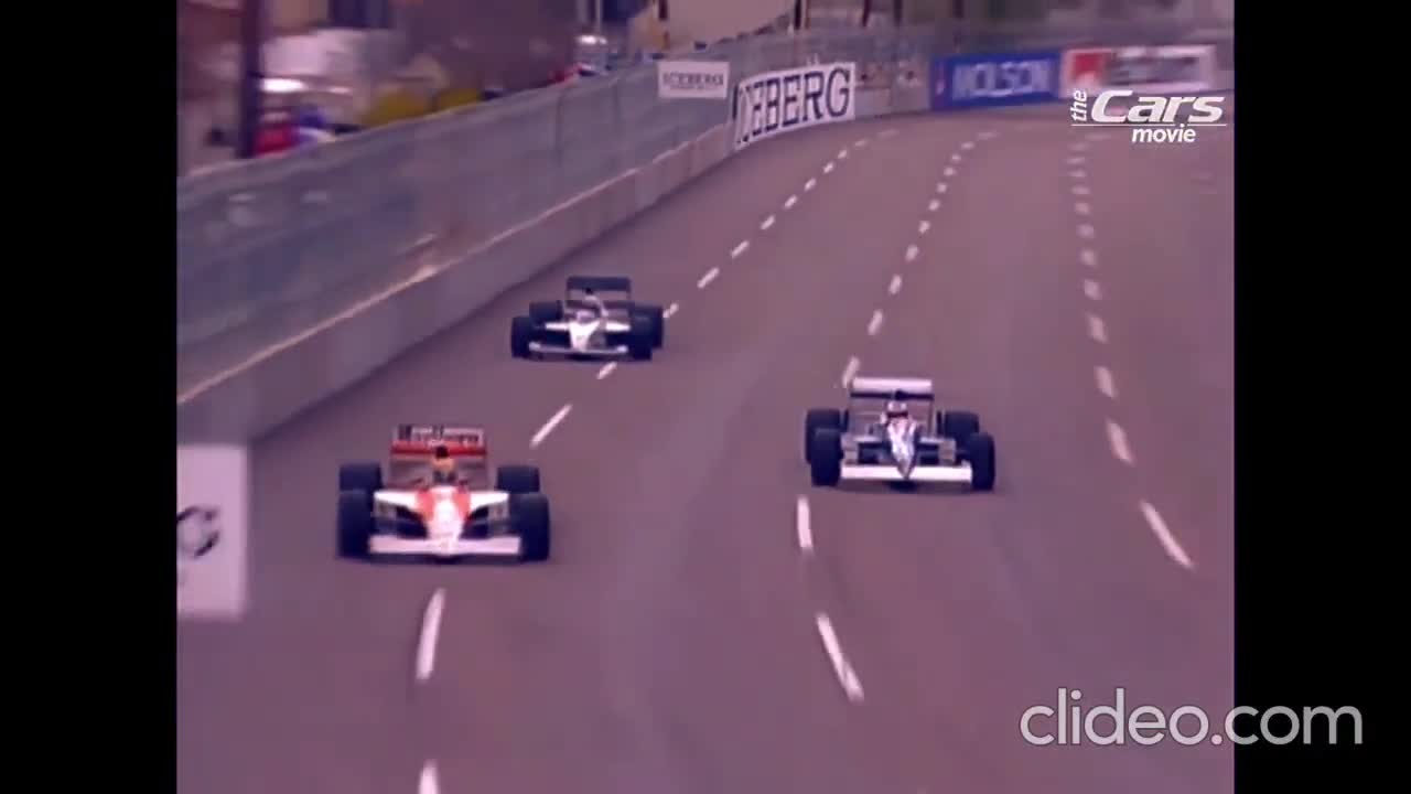 Senna & Alesi battle for the lead of the 1990 US Grand Prix
