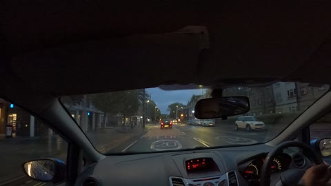 Evening driving. Historic ships. Portsmouth 30th Oct 2022.