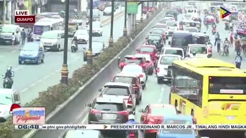 Lagay ng trapiko sa mga pangunahing kalsada sa Metro Manila