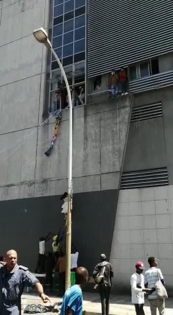 Rescue footage at China Emporium following a fire that broke out at January 20.