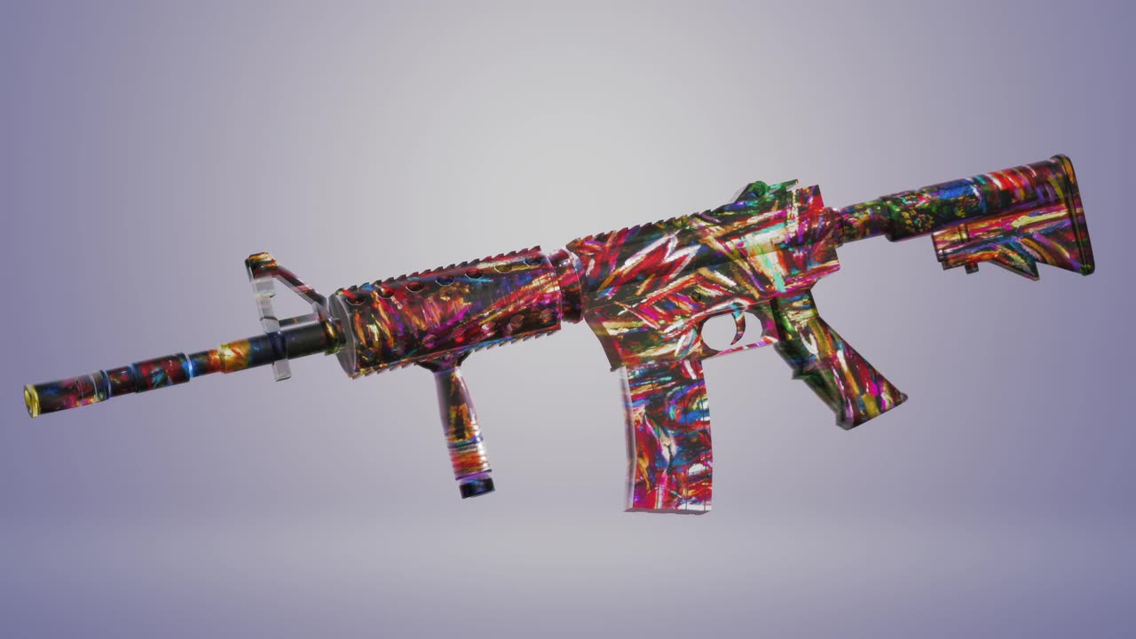 M16 colorful skin