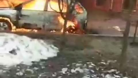 Fire in Kharkov