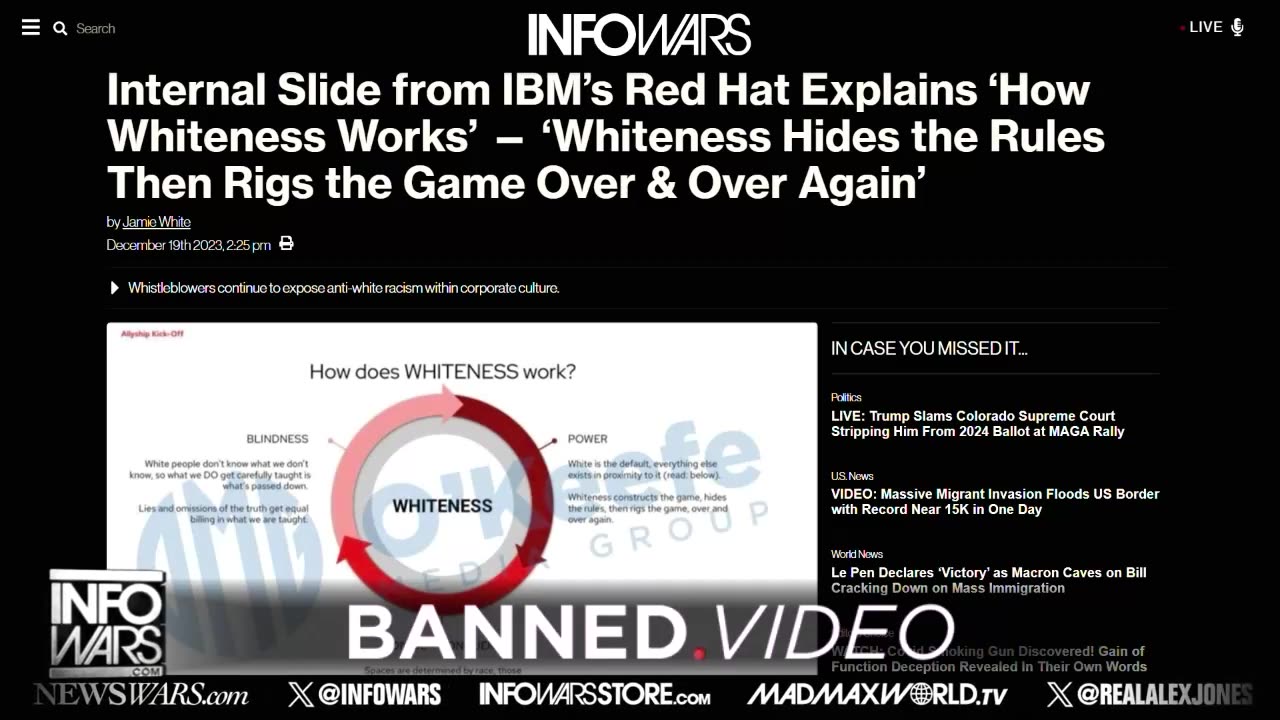 Internal Slide from IBM’s Red Hat Explains ‘How Whiteness Works'