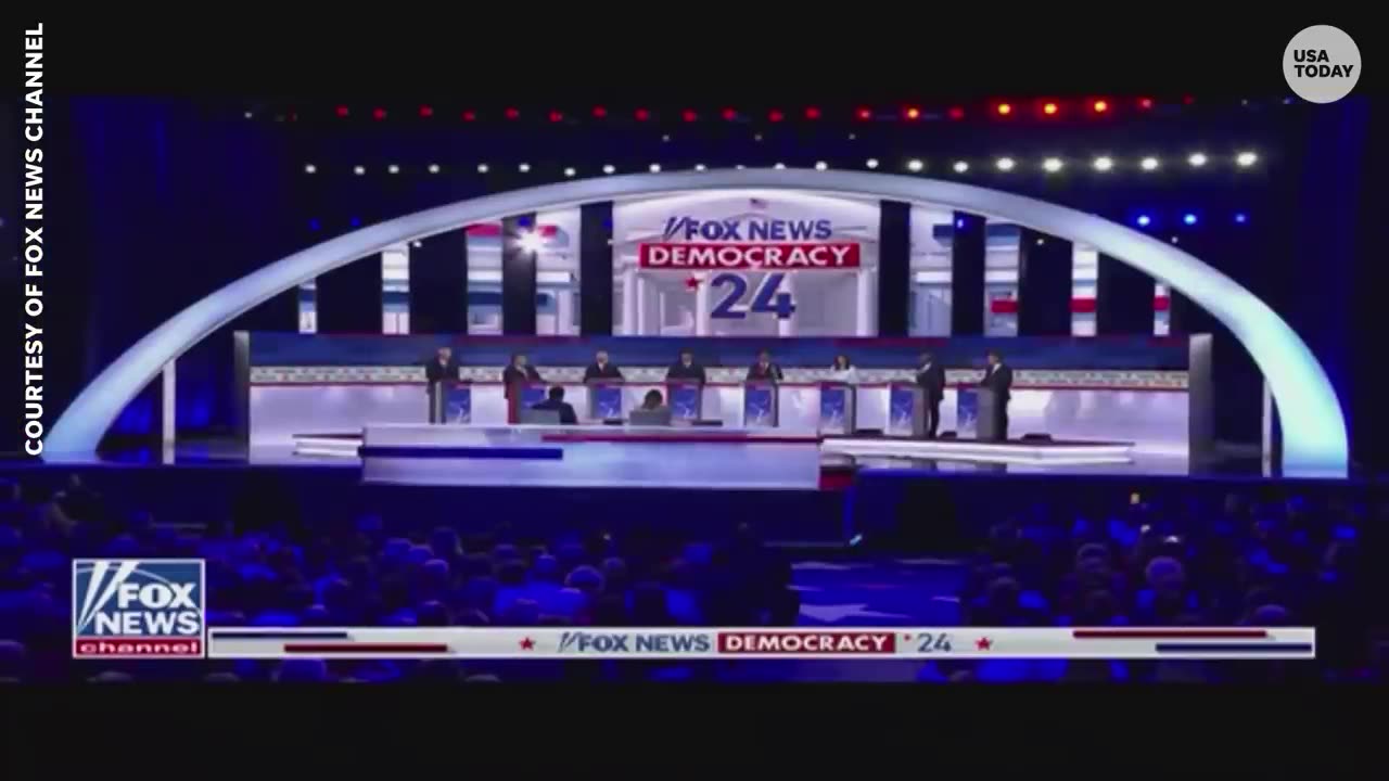 RNC debate: Vivek Ramaswamy, Mike Pence, debate outsider vs. experience | USA TODAY