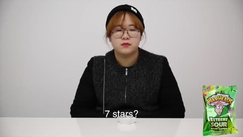 Korean girls taste American snacks