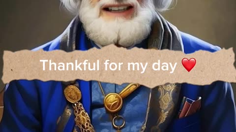 Thankful for life